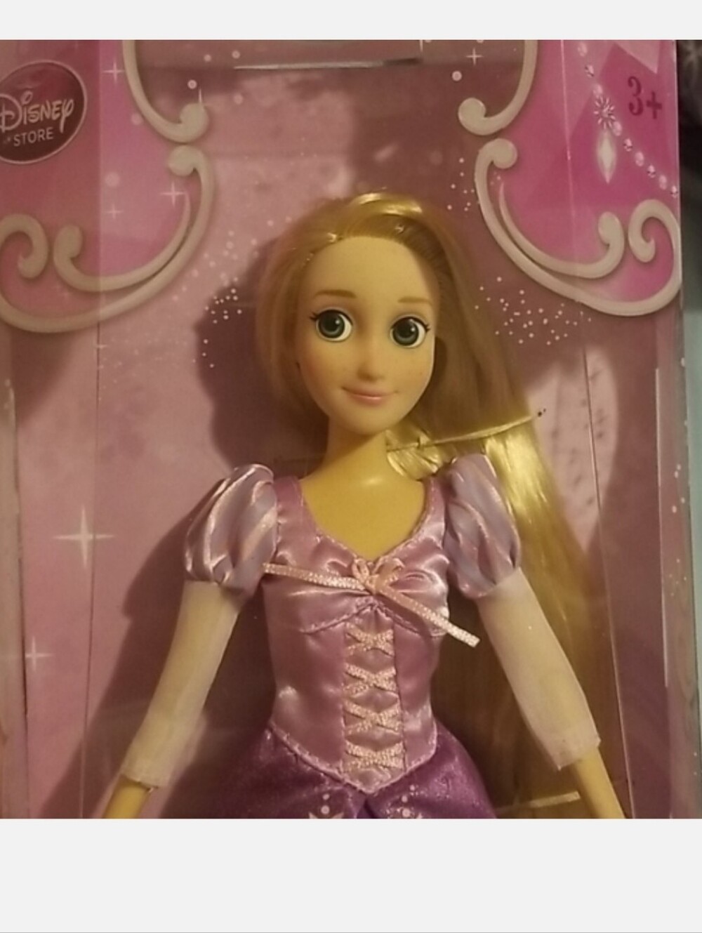 Disney Rapunzel Doll - Pink Purple Gown with Blonde Hair